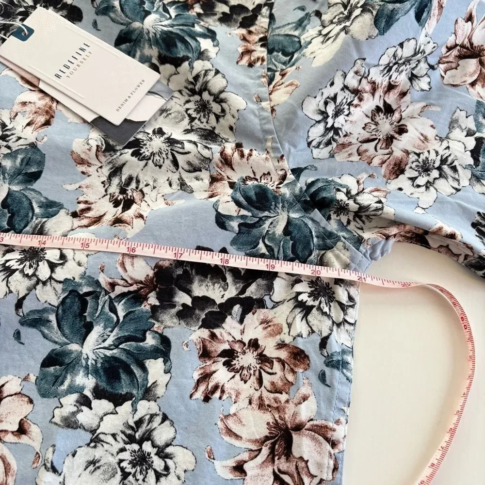 Denim & Flower LS Button-Down Shirt